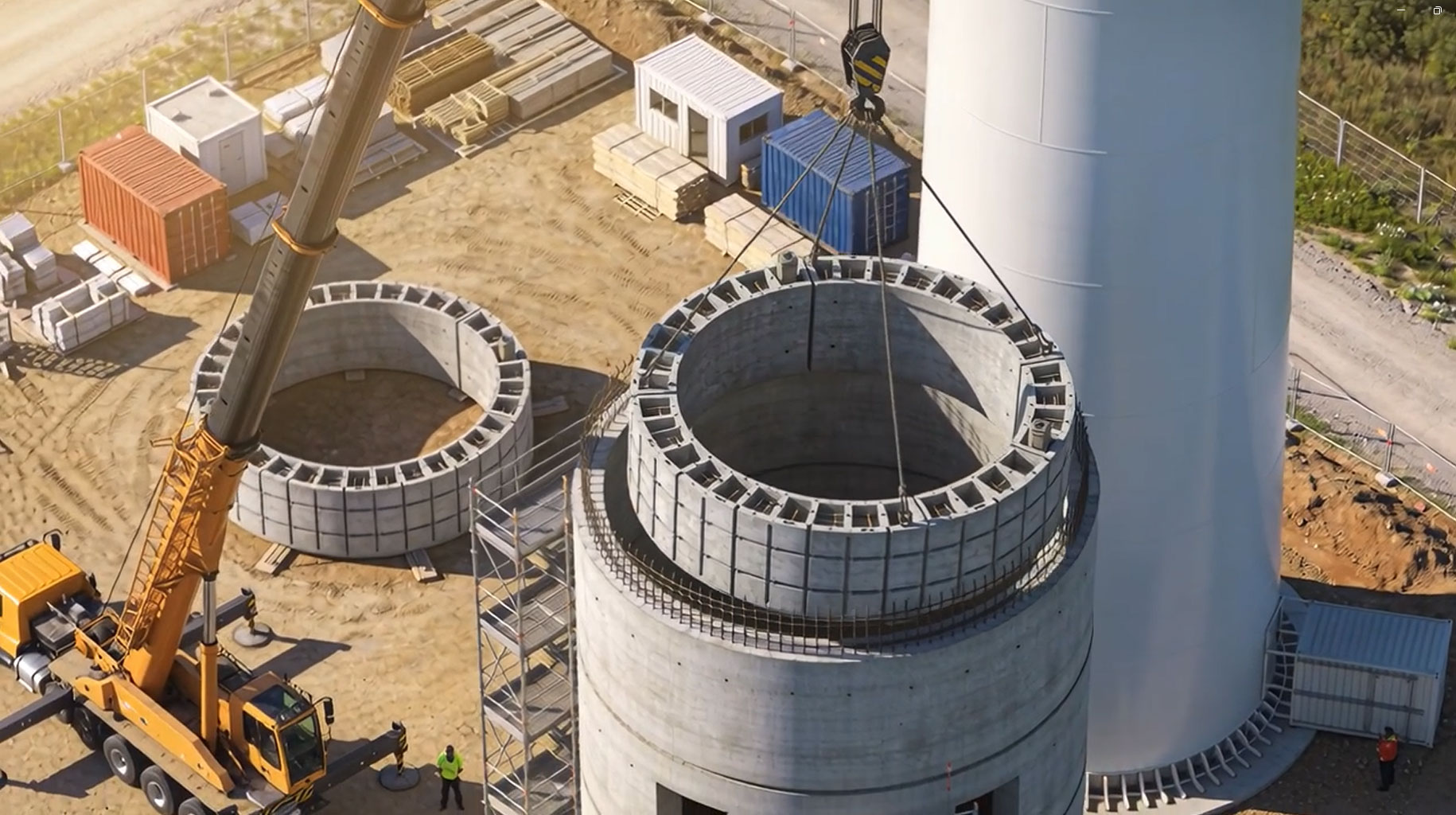 Civil Construction of Ancillary Structures for Power Plants