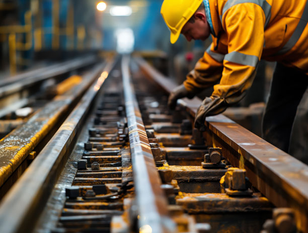 Erection & Commissioning of Railway tracks